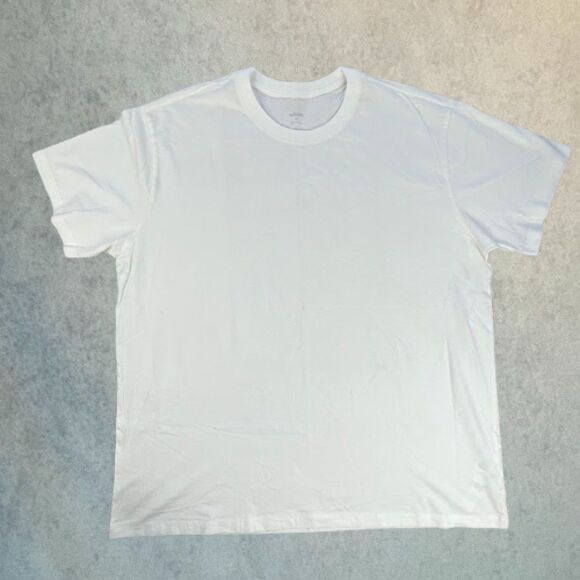 allbirds Mens Tee White Crew Neck Short Sleeve 100% Organic Cotton Size 3XL NEW! - Picture 1 of 11